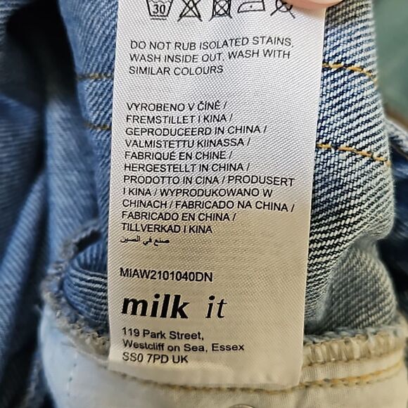 Milk It Thrill Straight Denim Jeans Size 32 NWOT - Picture 7 of 8